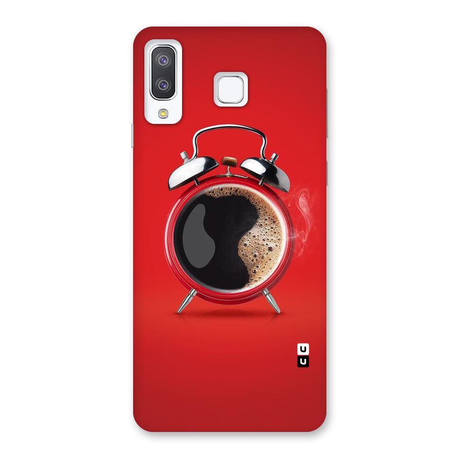 Coffee Clock Back Case for Galaxy A8 Star