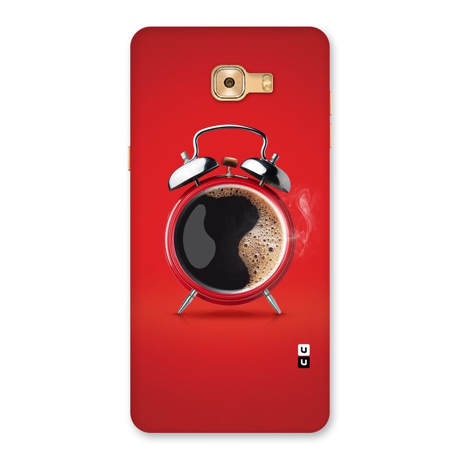 Coffee Clock Back Case for Galaxy C9 Pro