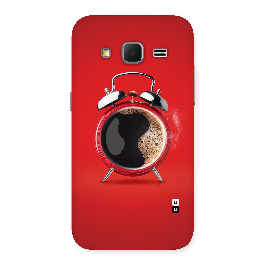 Coffee Clock Back Case for Galaxy Core Prime