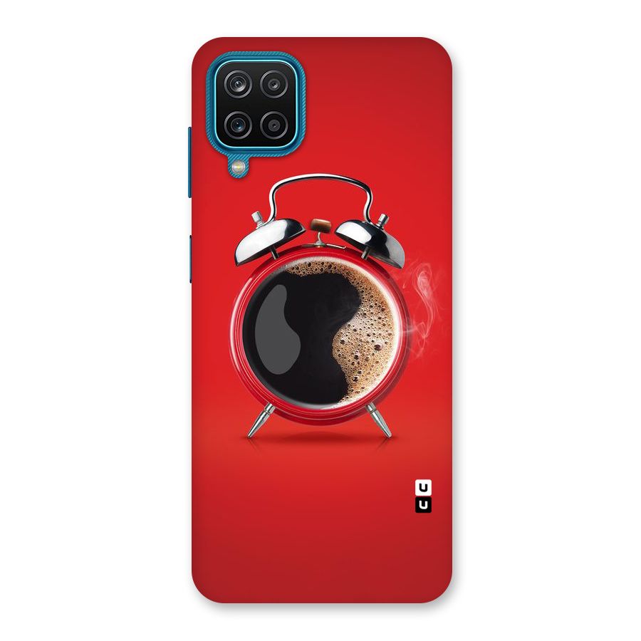Coffee Clock Back Case for Galaxy F12