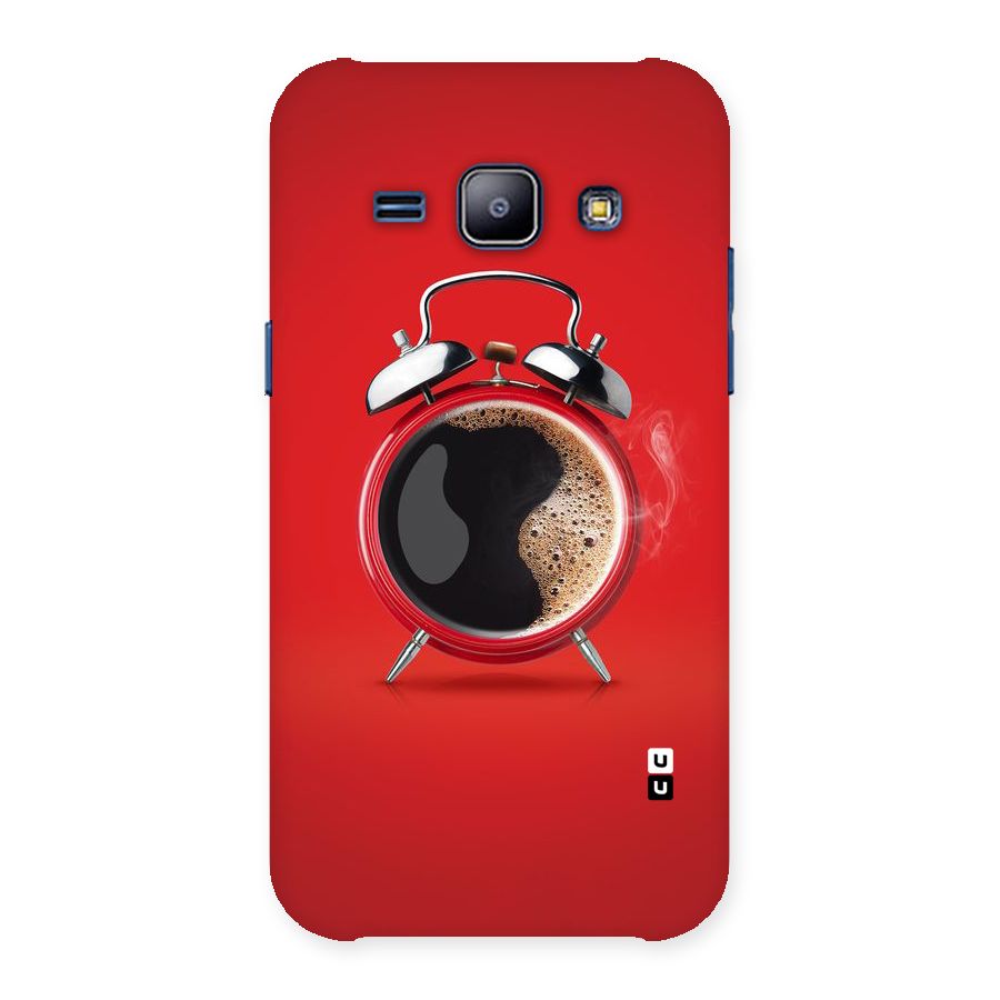 Coffee Clock Back Case for Galaxy J1