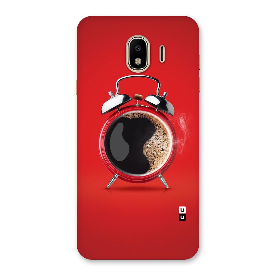 Coffee Clock Back Case for Galaxy J4