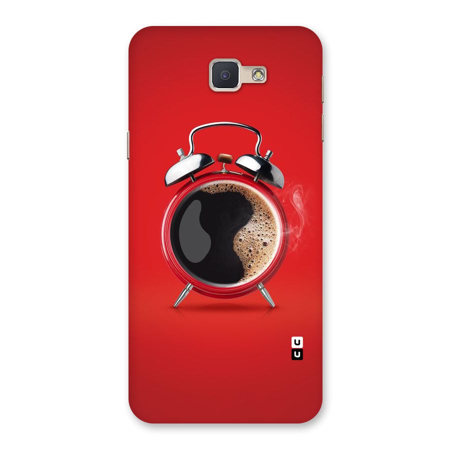 Coffee Clock Back Case for Galaxy J5 Prime
