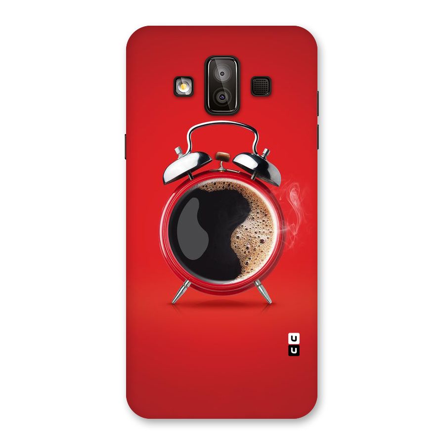 Coffee Clock Back Case for Galaxy J7 Duo
