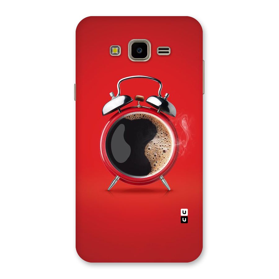 Coffee Clock Back Case for Galaxy J7 Nxt
