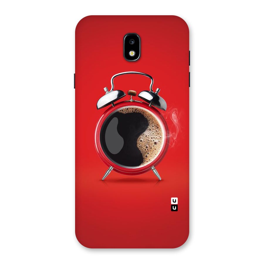 Coffee Clock Back Case for Galaxy J7 Pro