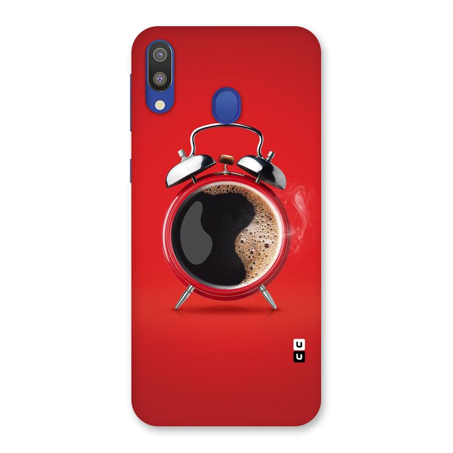 Coffee Clock Back Case for Galaxy M20
