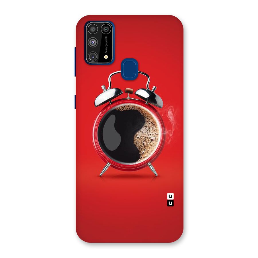 Coffee Clock Back Case for Galaxy M31