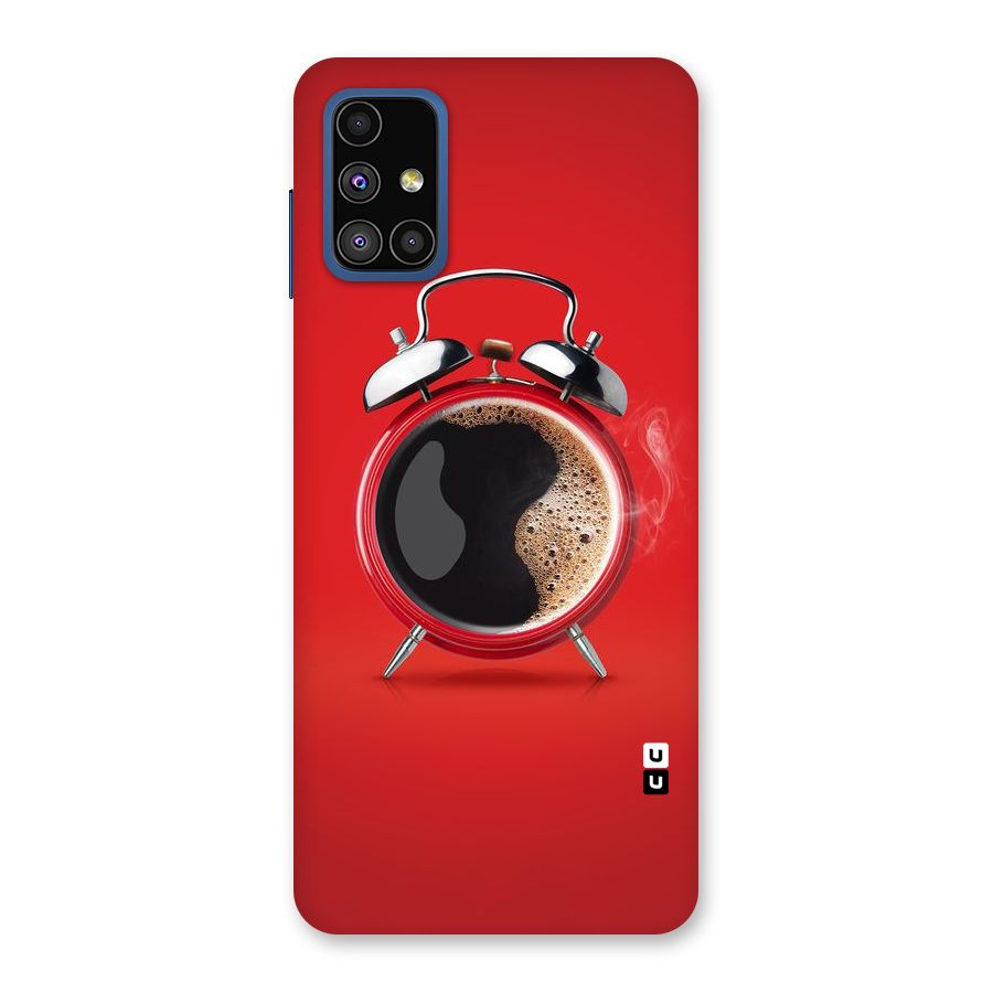 Coffee Clock Back Case for Galaxy M51