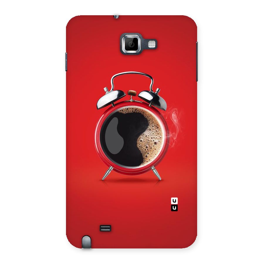 Coffee Clock Back Case for Galaxy Note