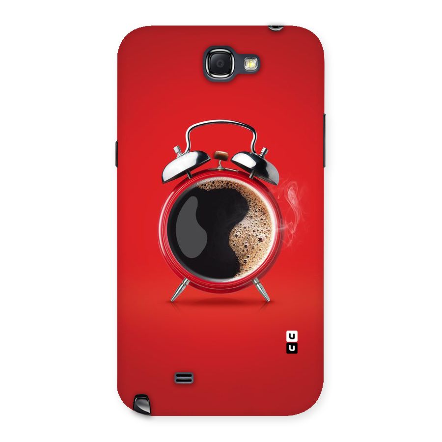 Coffee Clock Back Case for Galaxy Note 2