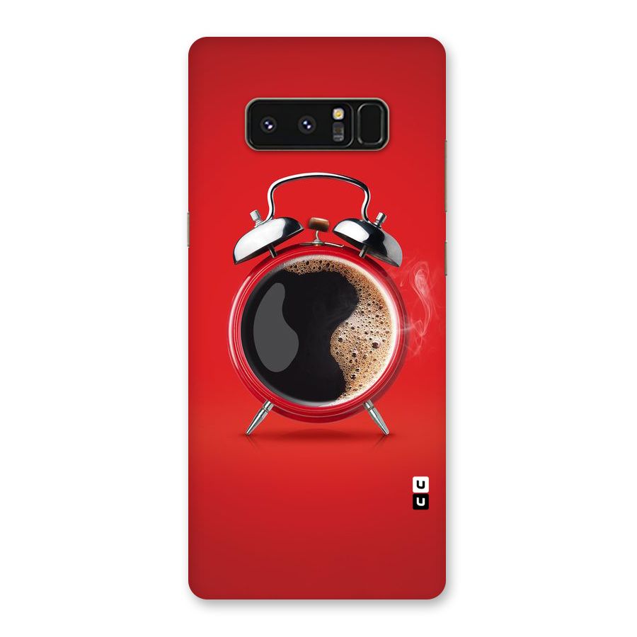 Coffee Clock Back Case for Galaxy Note 8