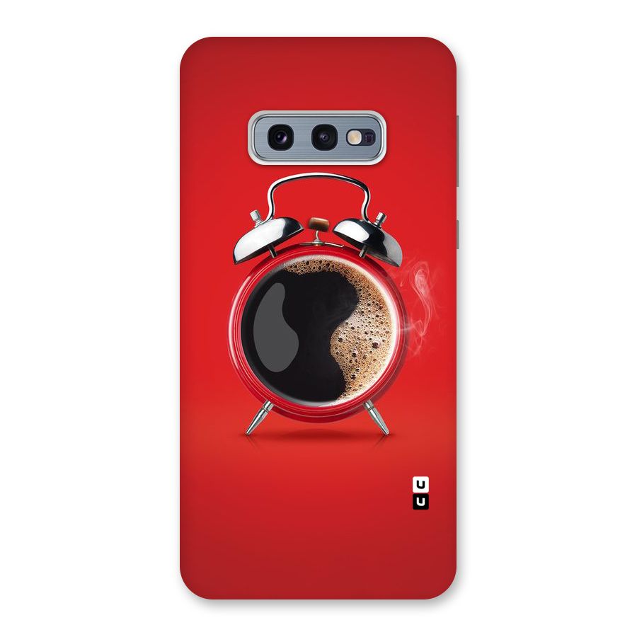 Coffee Clock Back Case for Galaxy S10e