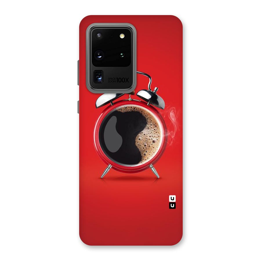 Coffee Clock Back Case for Galaxy S20 Ultra