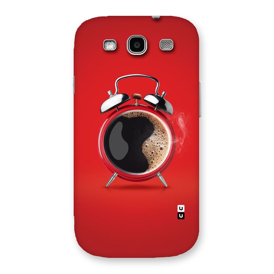 Coffee Clock Back Case for Galaxy S3