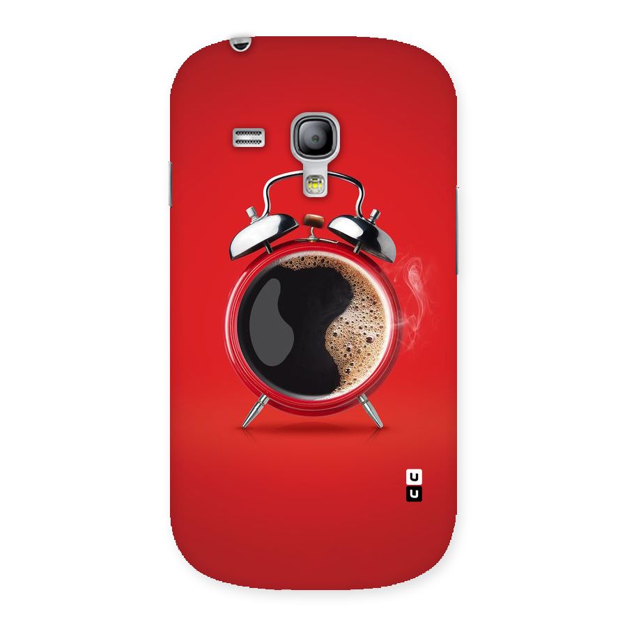 Coffee Clock Back Case for Galaxy S3 Mini