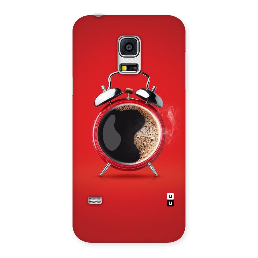 Coffee Clock Back Case for Galaxy S5 Mini