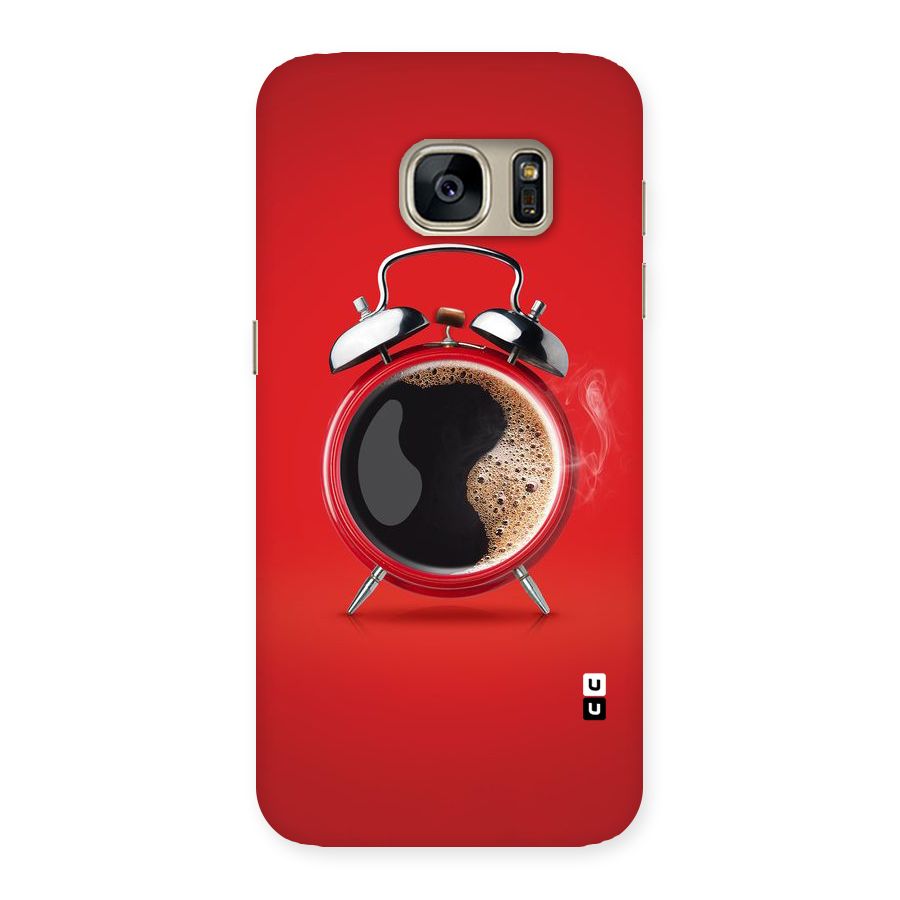 Coffee Clock Back Case for Galaxy S7