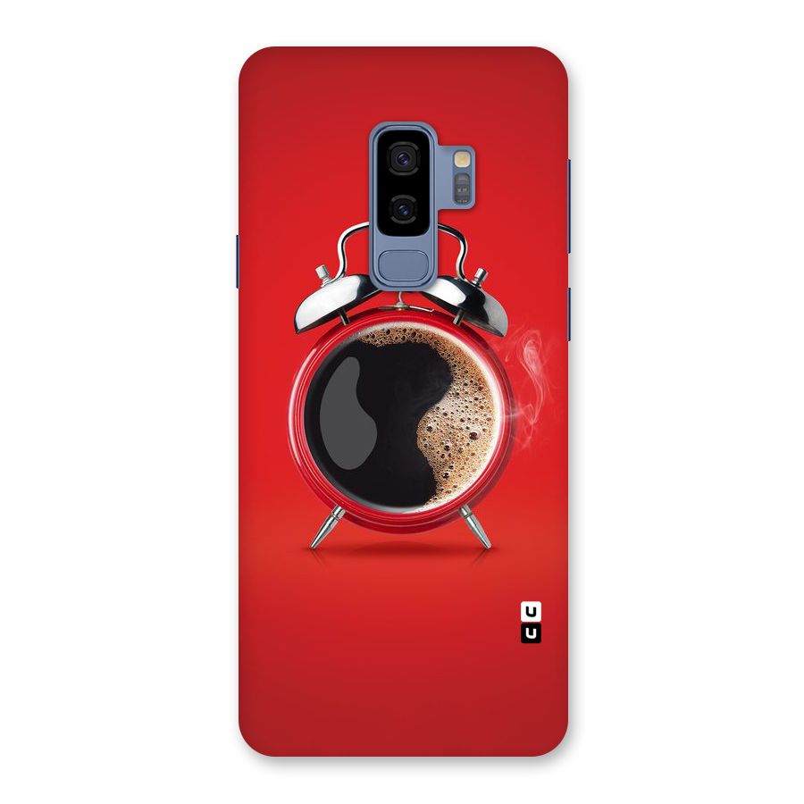 Coffee Clock Back Case for Galaxy S9 Plus