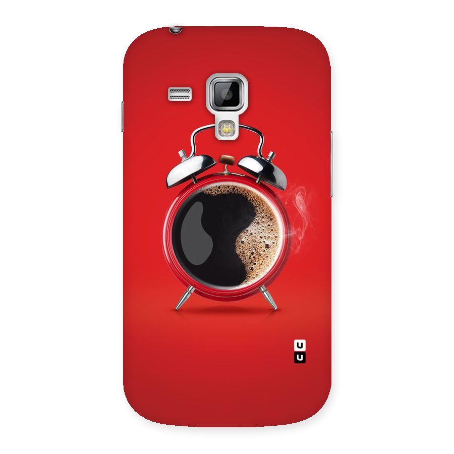Coffee Clock Back Case for Galaxy S Duos