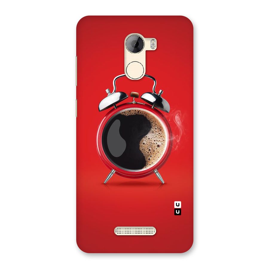 Coffee Clock Back Case for Gionee A1 LIte