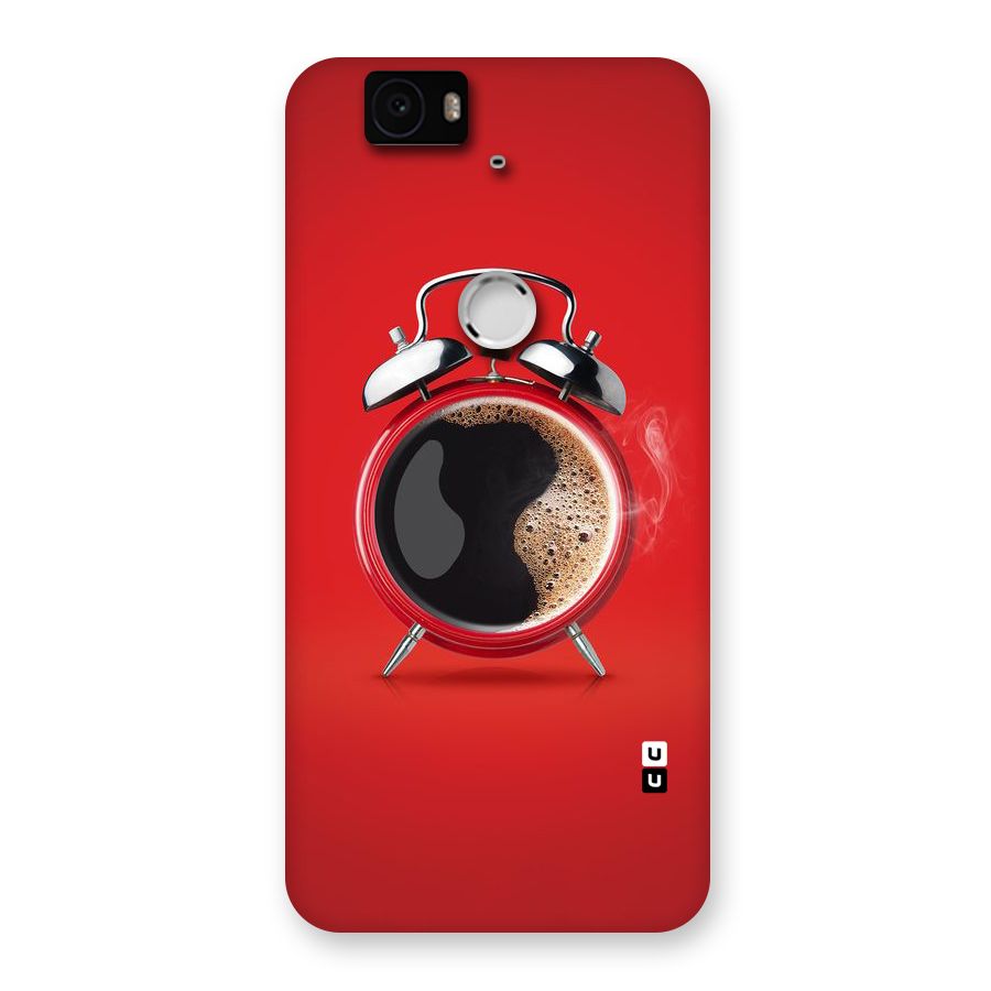 Coffee Clock Back Case for Google Nexus-6P