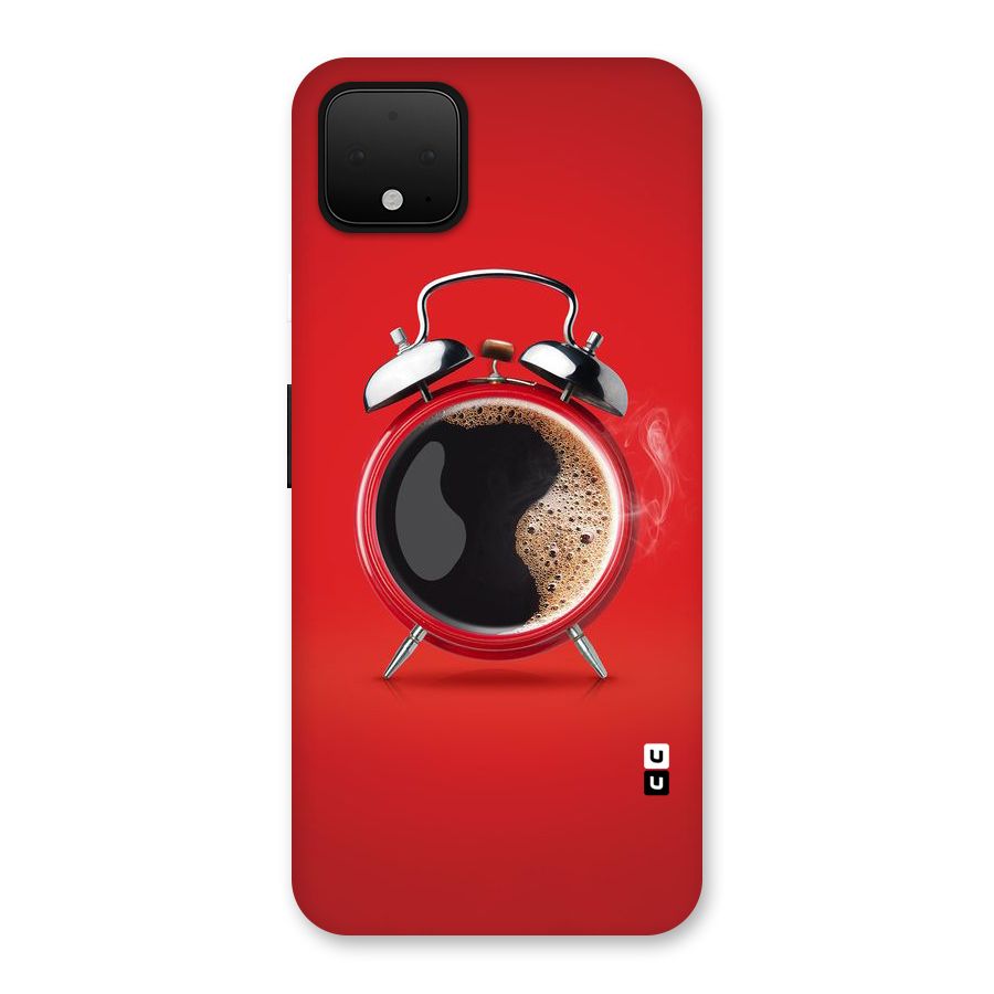 Coffee Clock Back Case for Google Pixel 4 XL