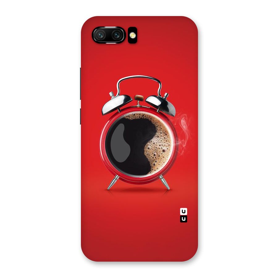 Coffee Clock Back Case for Honor 10