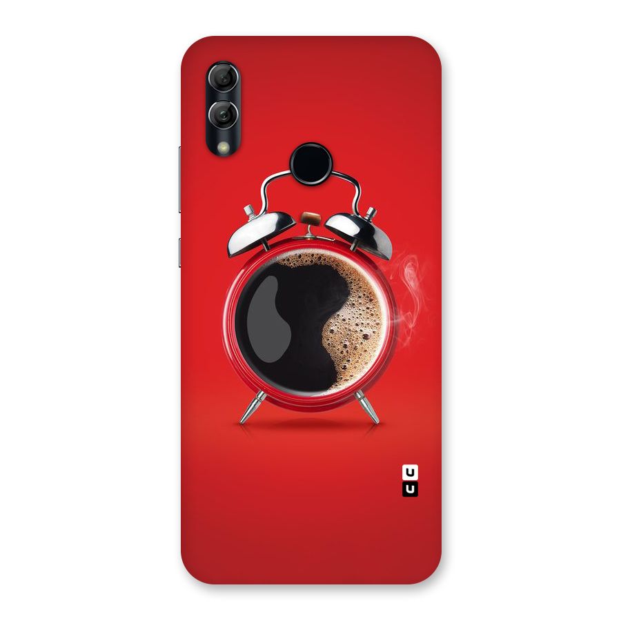 Coffee Clock Back Case for Honor 10 Lite