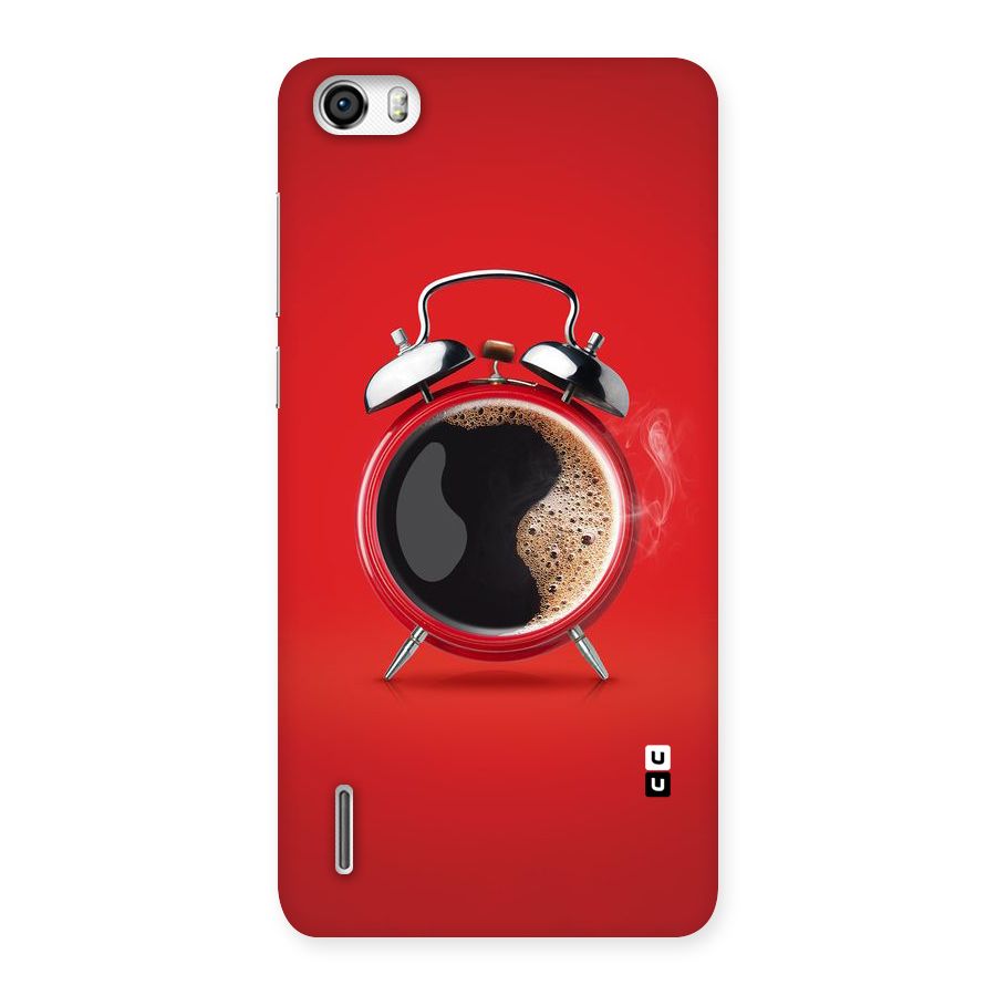 Coffee Clock Back Case for Honor 6