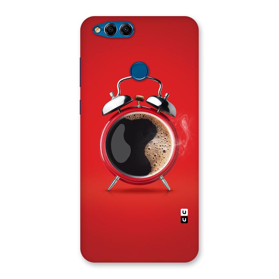 Coffee Clock Back Case for Honor 7X