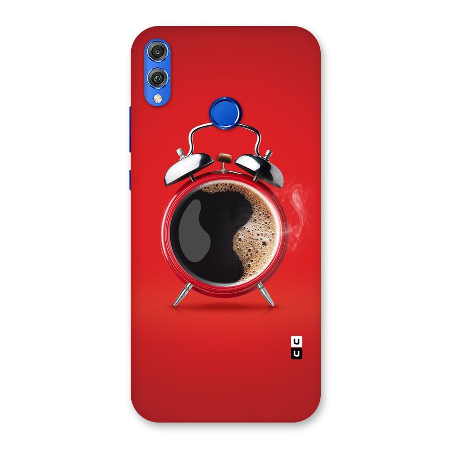 Coffee Clock Back Case for Honor 8X