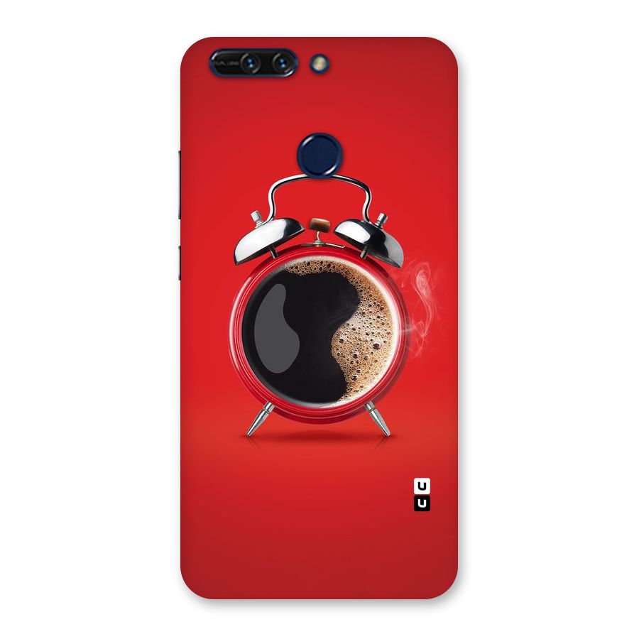 Coffee Clock Back Case for Honor 8 Pro