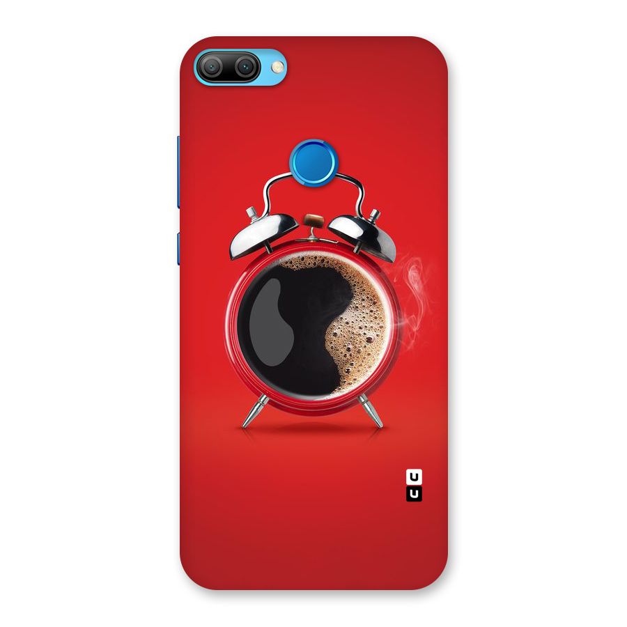 Coffee Clock Back Case for Honor 9N