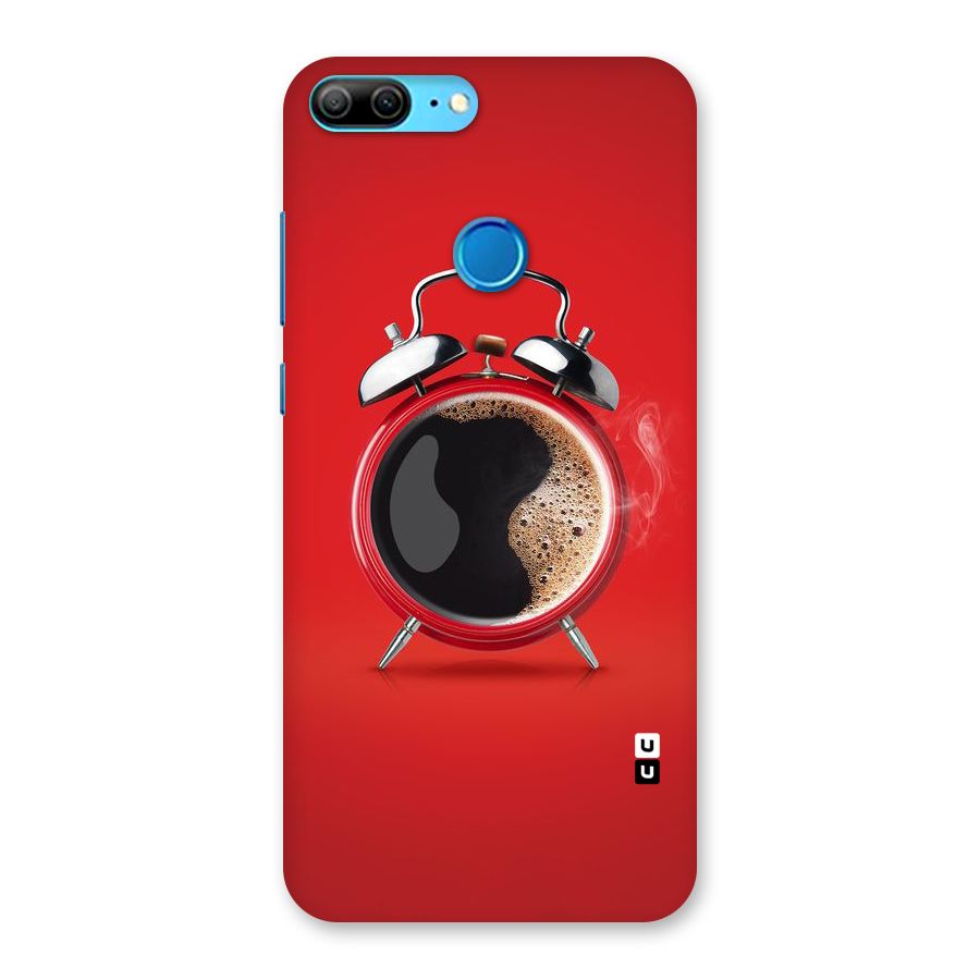 Coffee Clock Back Case for Honor 9 Lite