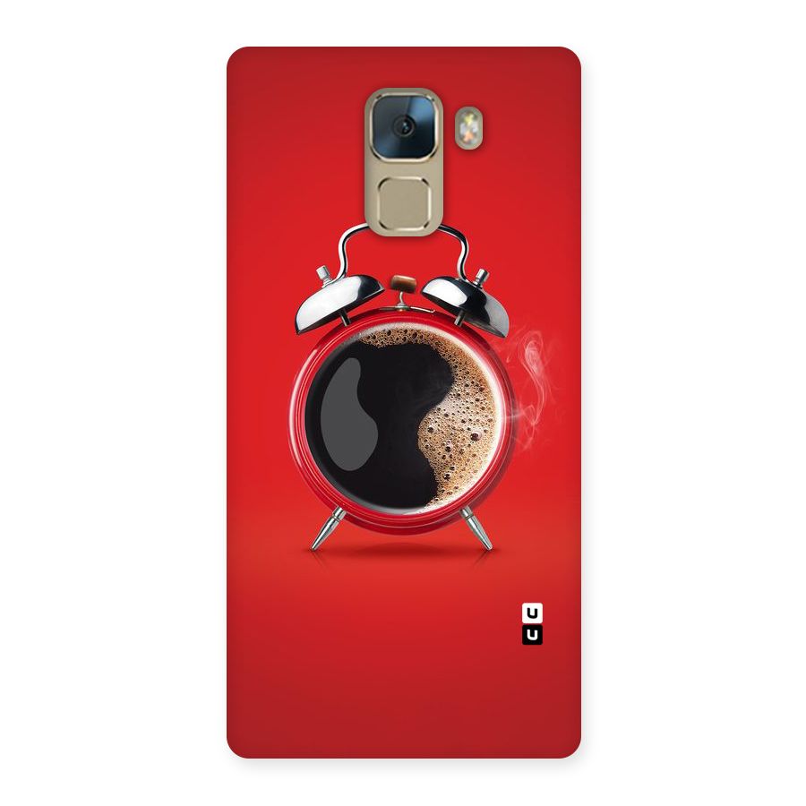 Coffee Clock Back Case for Huawei Honor 7
