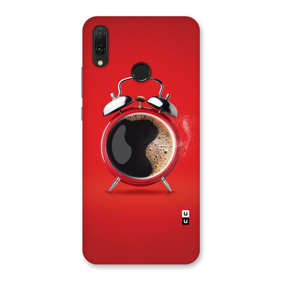 Coffee Clock Back Case for Huawei Y9 (2019)