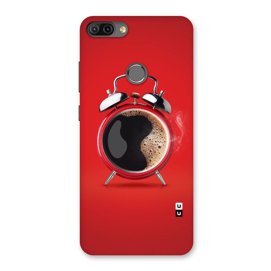 Coffee Clock Back Case for Infinix Hot 6 Pro
