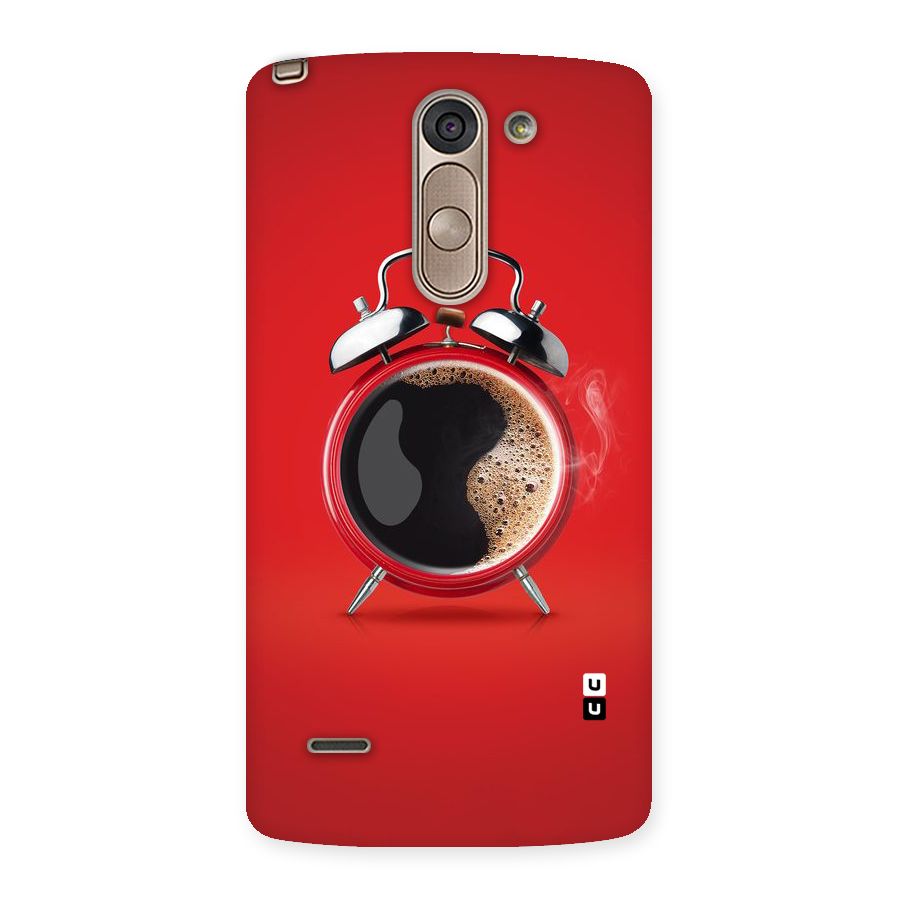 Coffee Clock Back Case for LG G3 Stylus