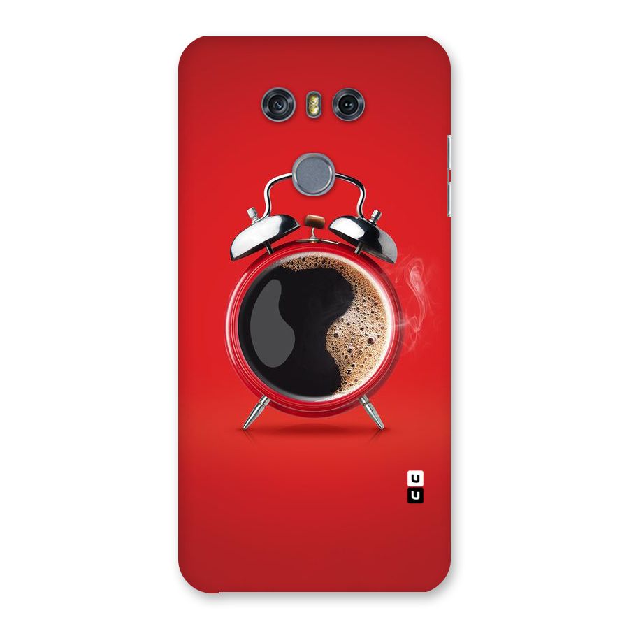 Coffee Clock Back Case for LG G6