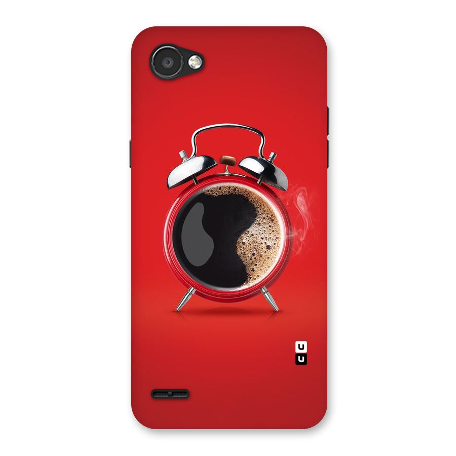 Coffee Clock Back Case for LG Q6