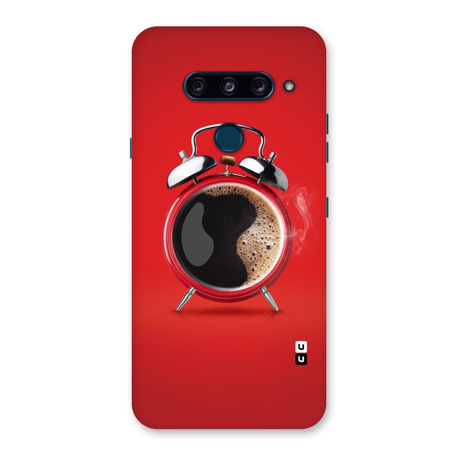 Coffee Clock Back Case for LG  V40 ThinQ