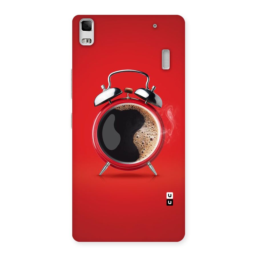 Coffee Clock Back Case for Lenovo K3 Note