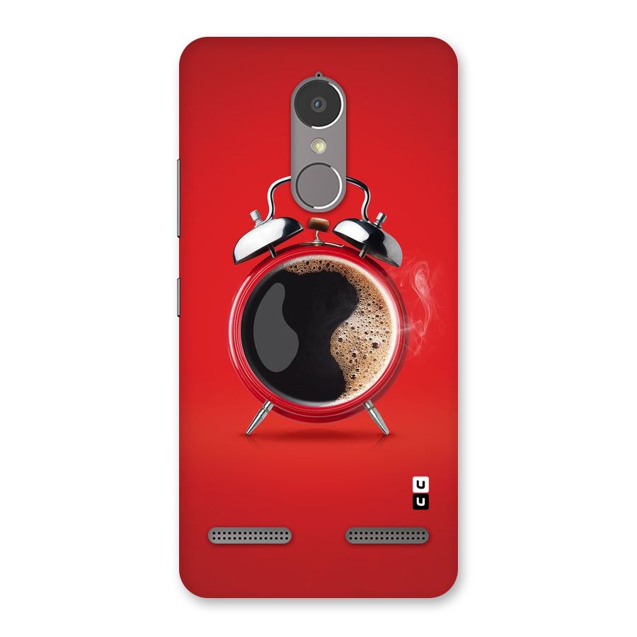 Coffee Clock Back Case for Lenovo K6 Power