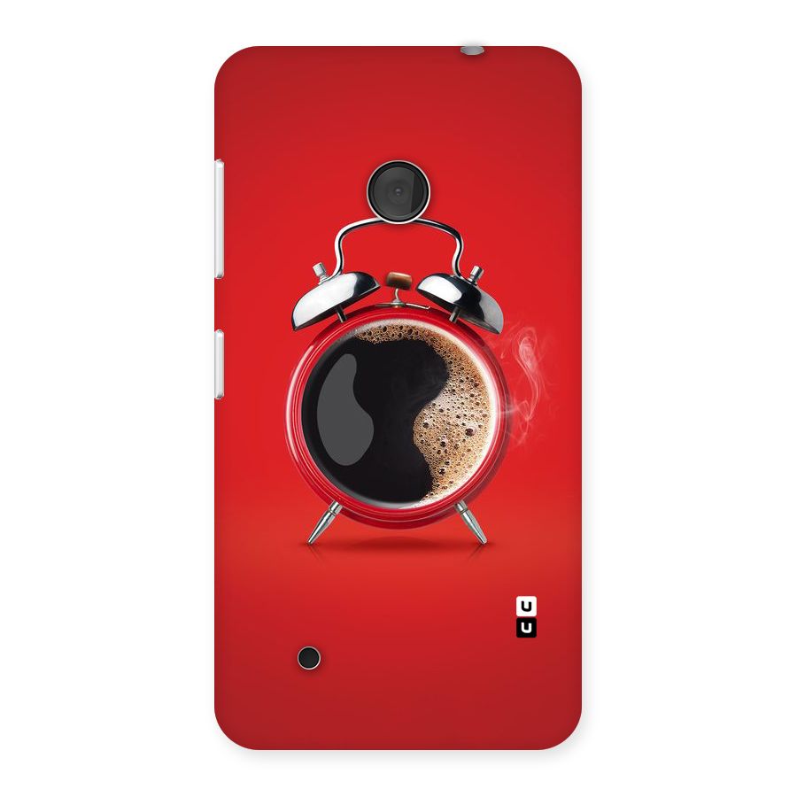 Coffee Clock Back Case for Lumia 530