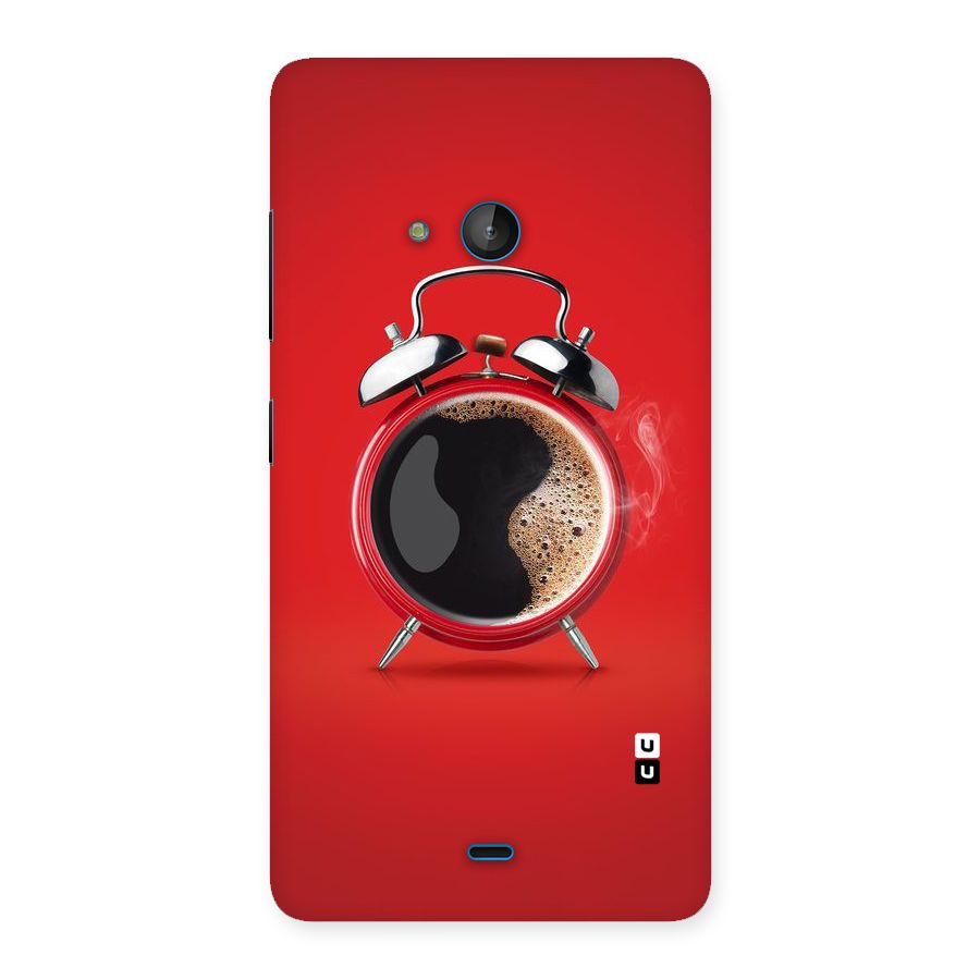Coffee Clock Back Case for Lumia 540
