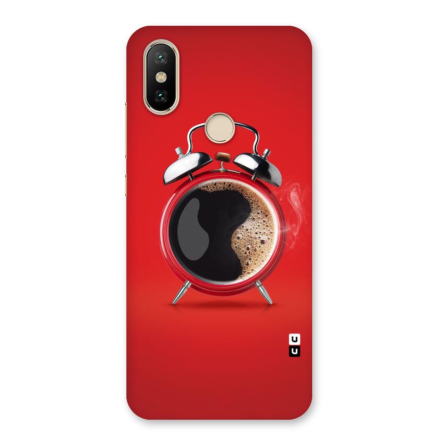 Coffee Clock Back Case for Mi A2