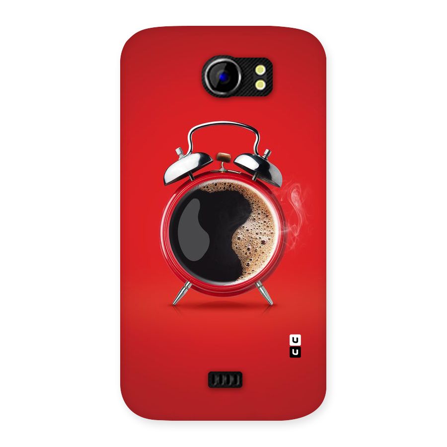 Coffee Clock Back Case for Micromax Canvas 2 A110