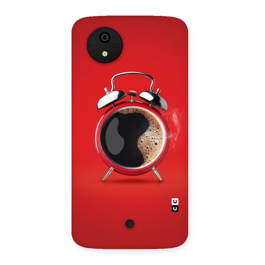 Coffee Clock Back Case for Micromax Canvas A1