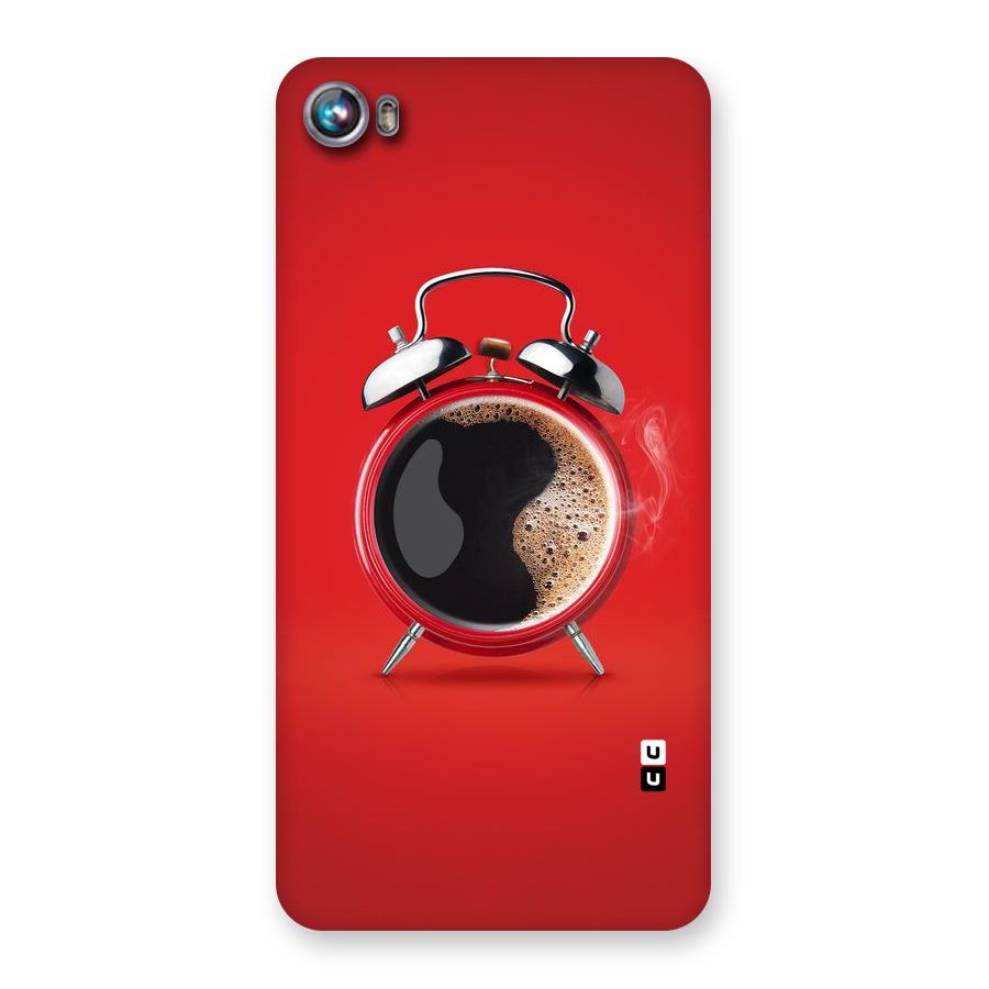Coffee Clock Back Case for Micromax Canvas Fire 4 A107